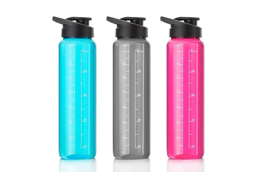 Water Bottle Set for Fridge, Office, Sports, School, Gym, Yoga, 1000 ML,Unbreakable and Leak-Proof (3PCS)